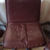 Set of four leather chairs Wilkhahn Germany design 1981