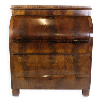 Commode à quatre tiroirs en acajou poli à la main des années 1820