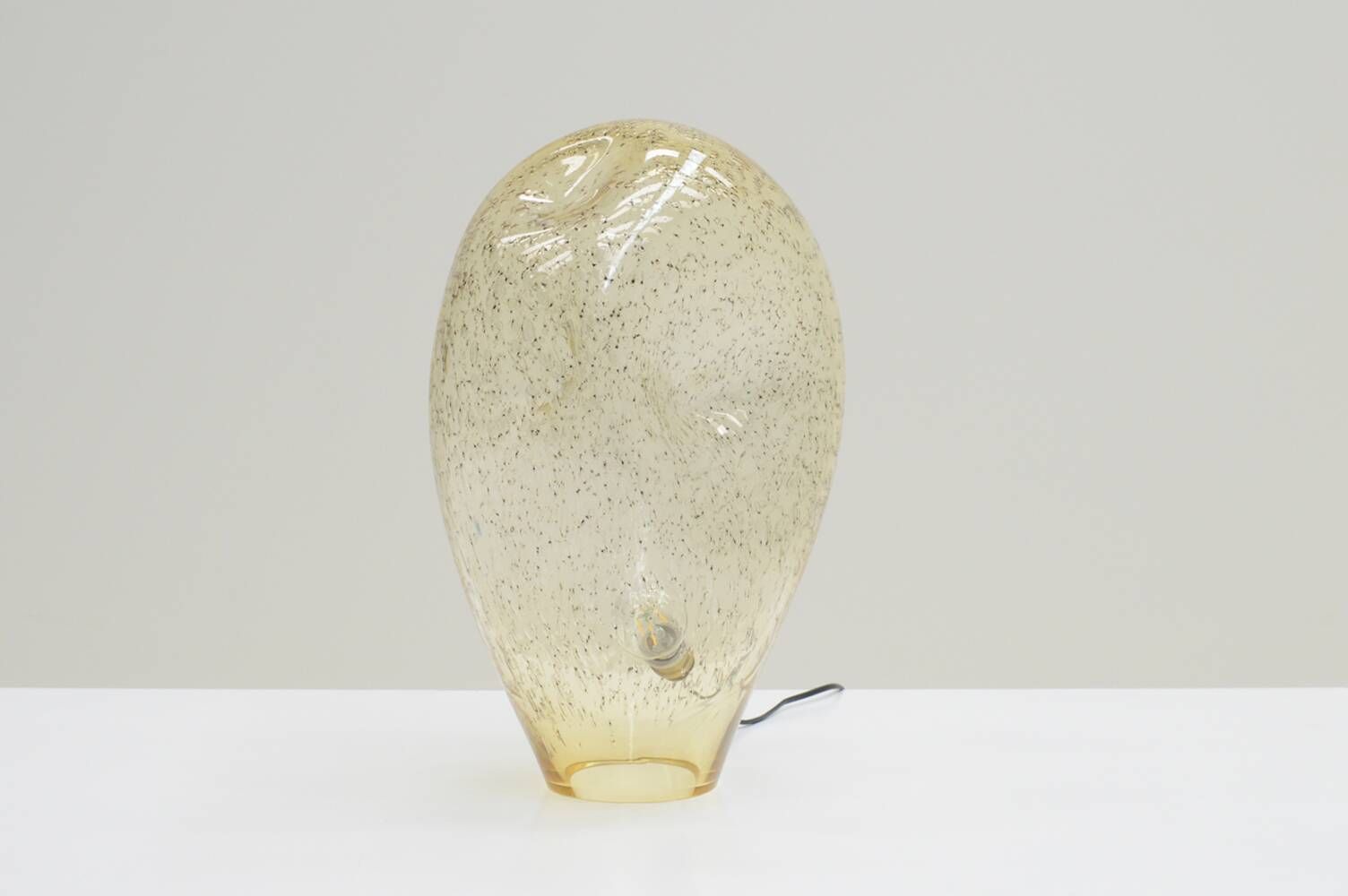 Large Murano glass free-form table lamp from La Murrina, Italy 70s.