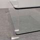 Glass and Lucite coffee table by Karl Springer, USA circa 1980