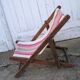Transat ancien chaise longue pour enfant