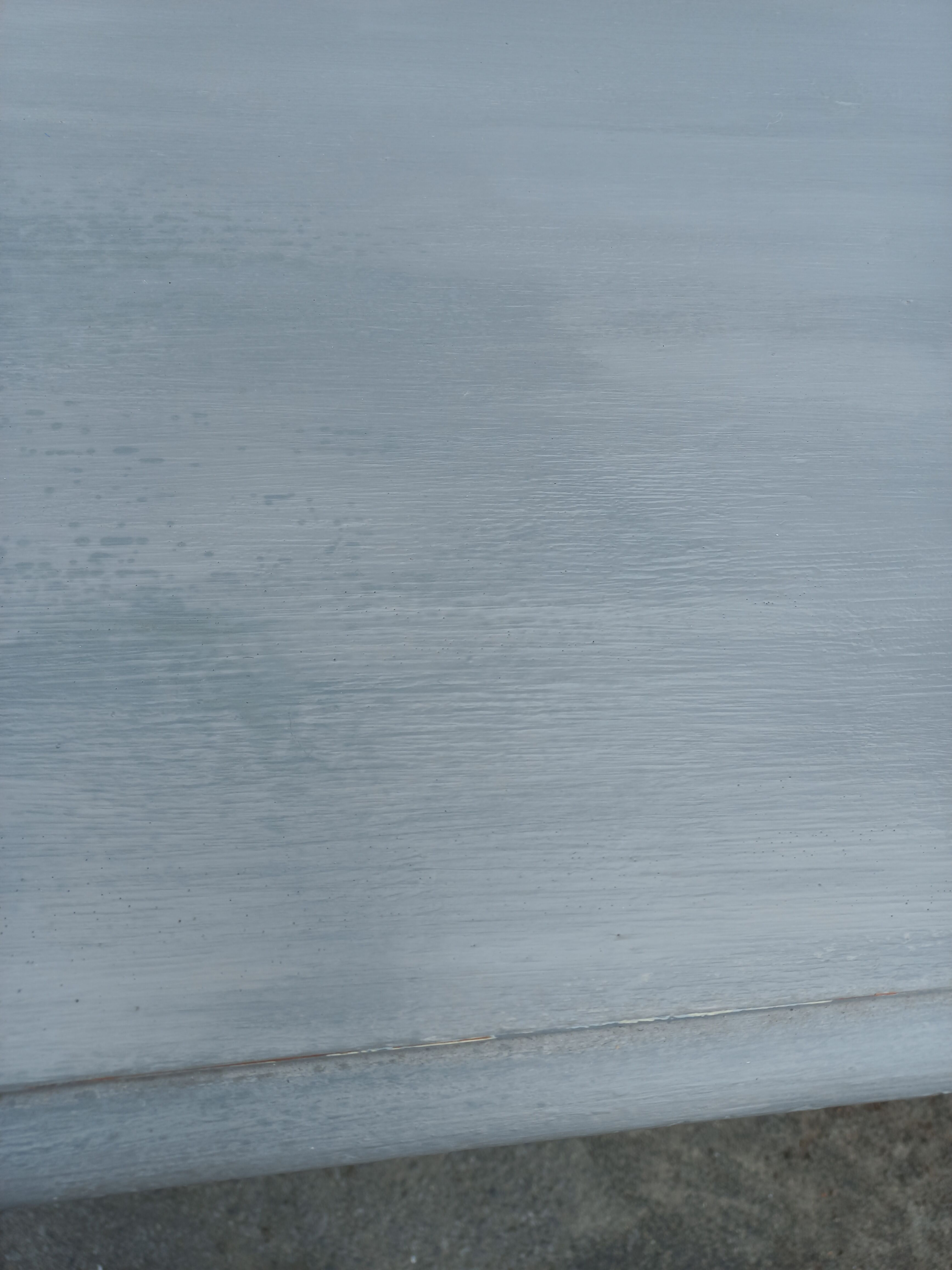 Parisian buffet old gray patina 2 doors 2 drawers