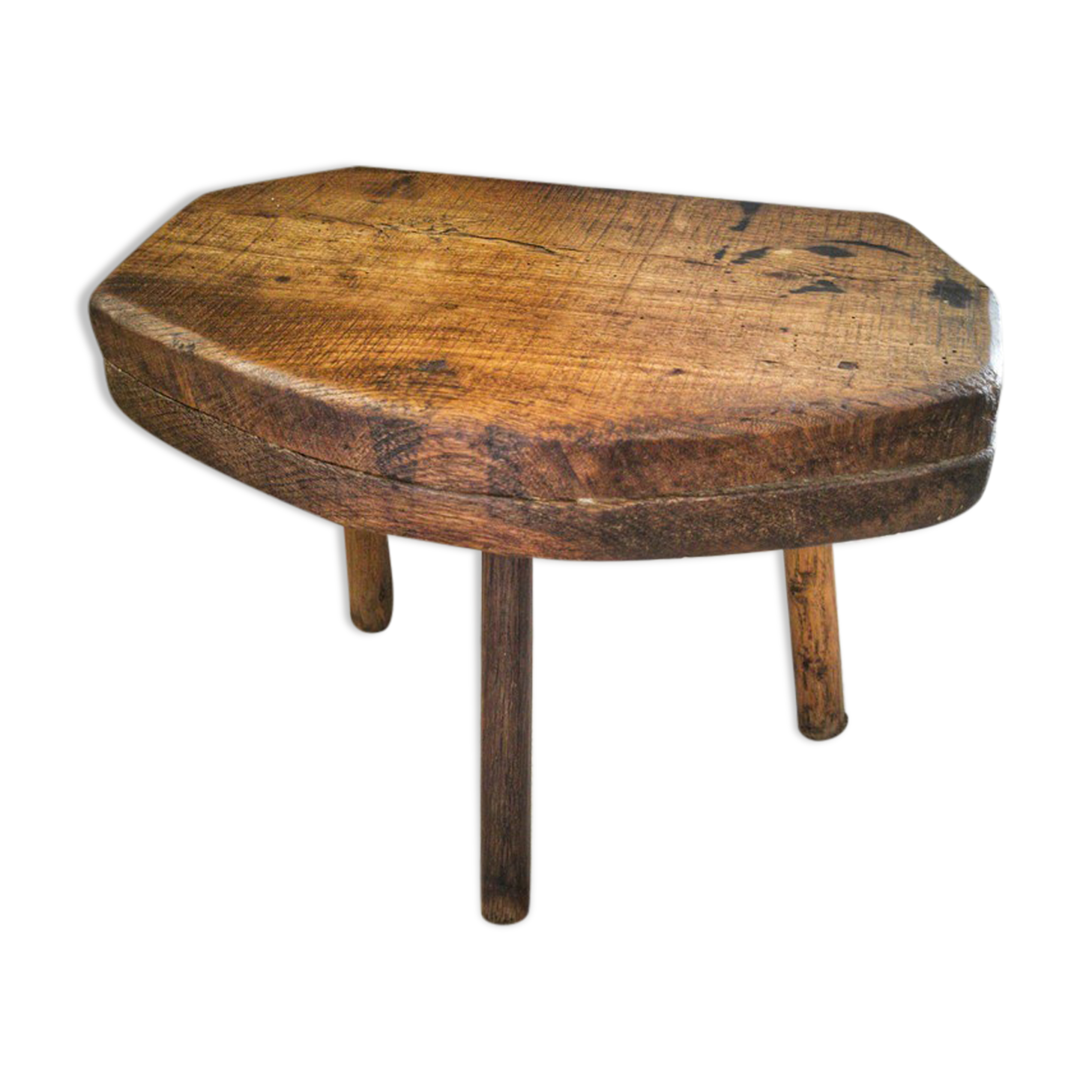 Brutalist tripod stool