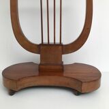 19th-century vintage lyre table