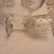 6 verres  cristal taille