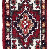 Tapis vintage du Moyen-Orient Hamadan fait main en laine – 40 x 59 cm – Ann