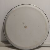 Limoges porcelain dish and solid silver strapping