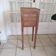 Louis XVI (Directoire) style curtained occasional furniture or bedside table