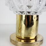 Pair of table or wall lamps, preciosa, kamenický šenov, 1960's