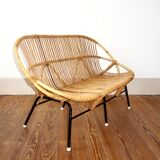 Bench Rohe Noordwolde 50s Wicker