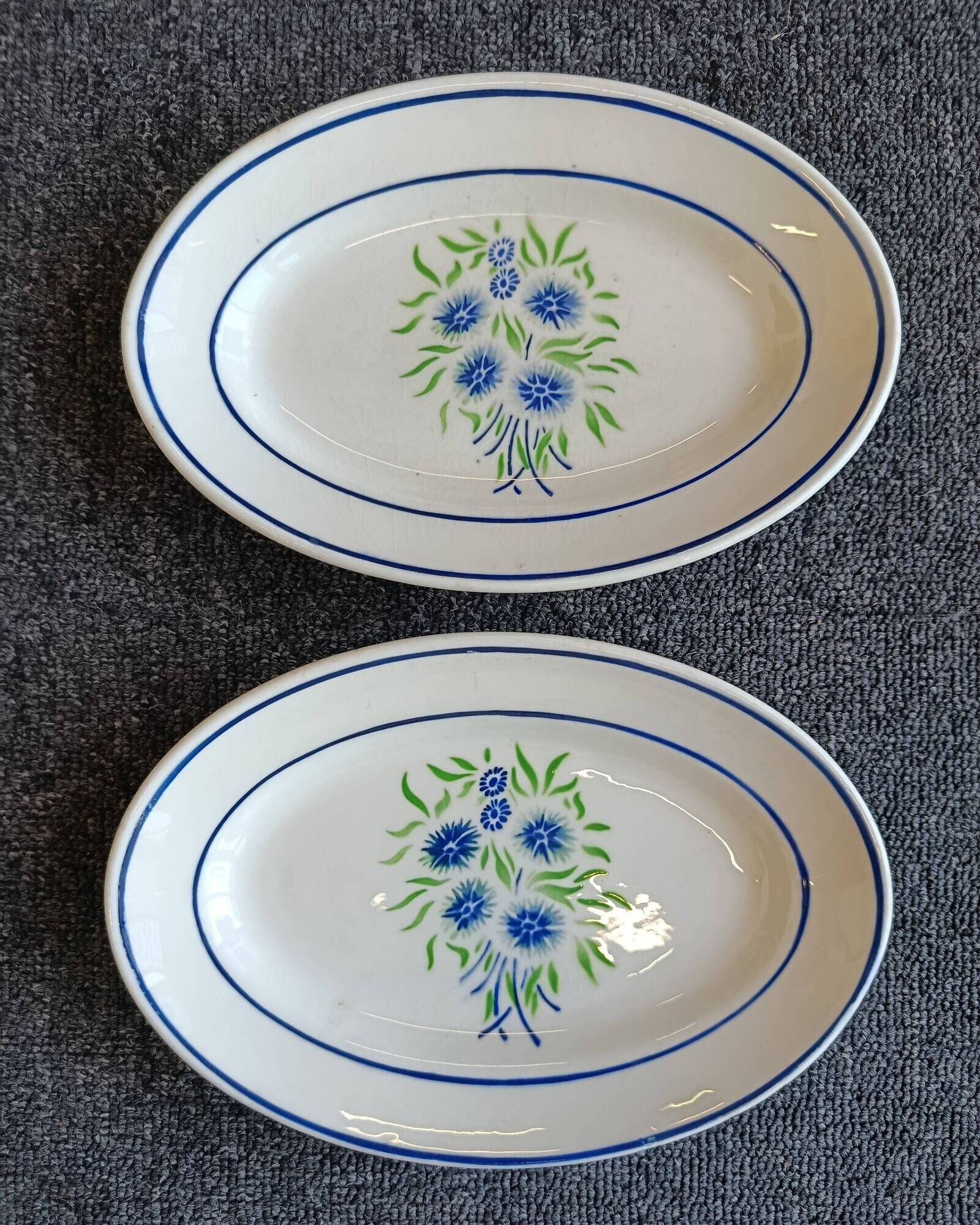 Grand table service Francine, Faïencerie de Badonviller, early 20th century.