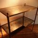 Brass side table from the 1950s/70s.