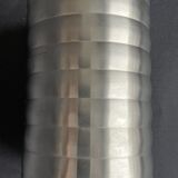 Vase in brushed aluminum