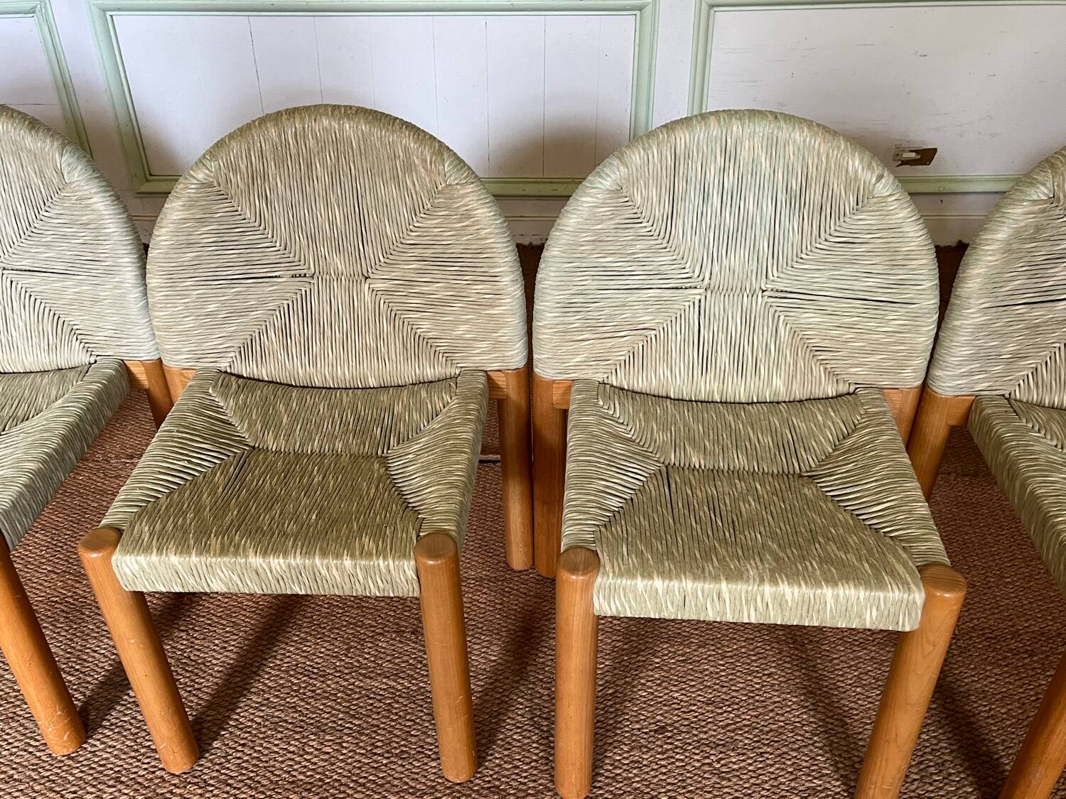 Ciambotto chairs by De Pas D’urbino and Lomazzi