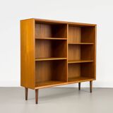 Bibliothèque danoise en teck par HW Klein pour Bramin, années 1960