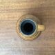 East German pottery vase from the mid-century GDR by Strehla Keramik, 1960s.