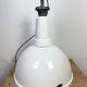 Large Industrial British White Enamel Pendant Lamp from Benjamin, 1960s