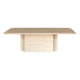 Table basse travertin vintage années 70