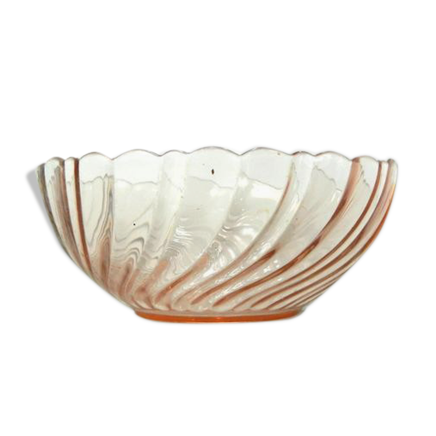 Pink Glass Bowl Arcoroc Rosaline Selency