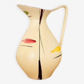 Vintage pitcher vase 50/60 modernist Poët Laval Liliane