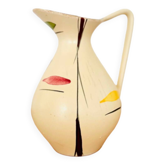 Vintage pitcher vase 50/60 modernist Poët Laval Liliane