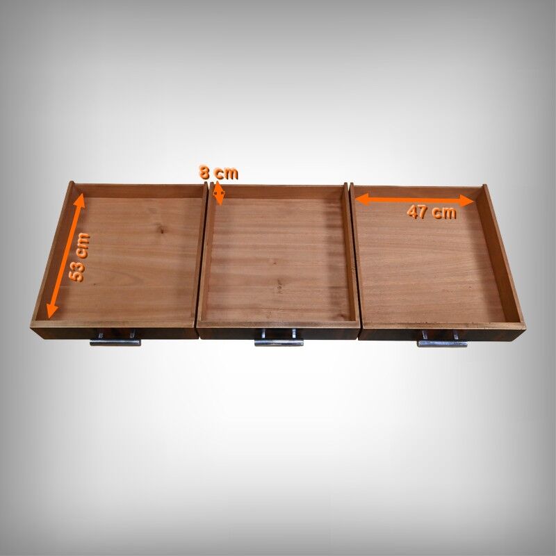 Mahogany and rosewood enfilade, Art Deco – 1940