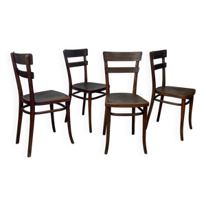 Lot de 4 chaises Thonet