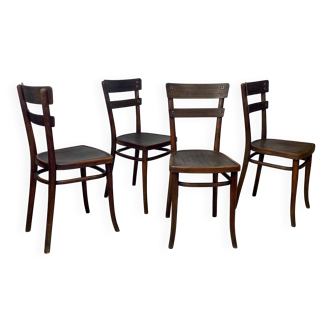Set of 4 Thonet beech chairs – Model no. 651