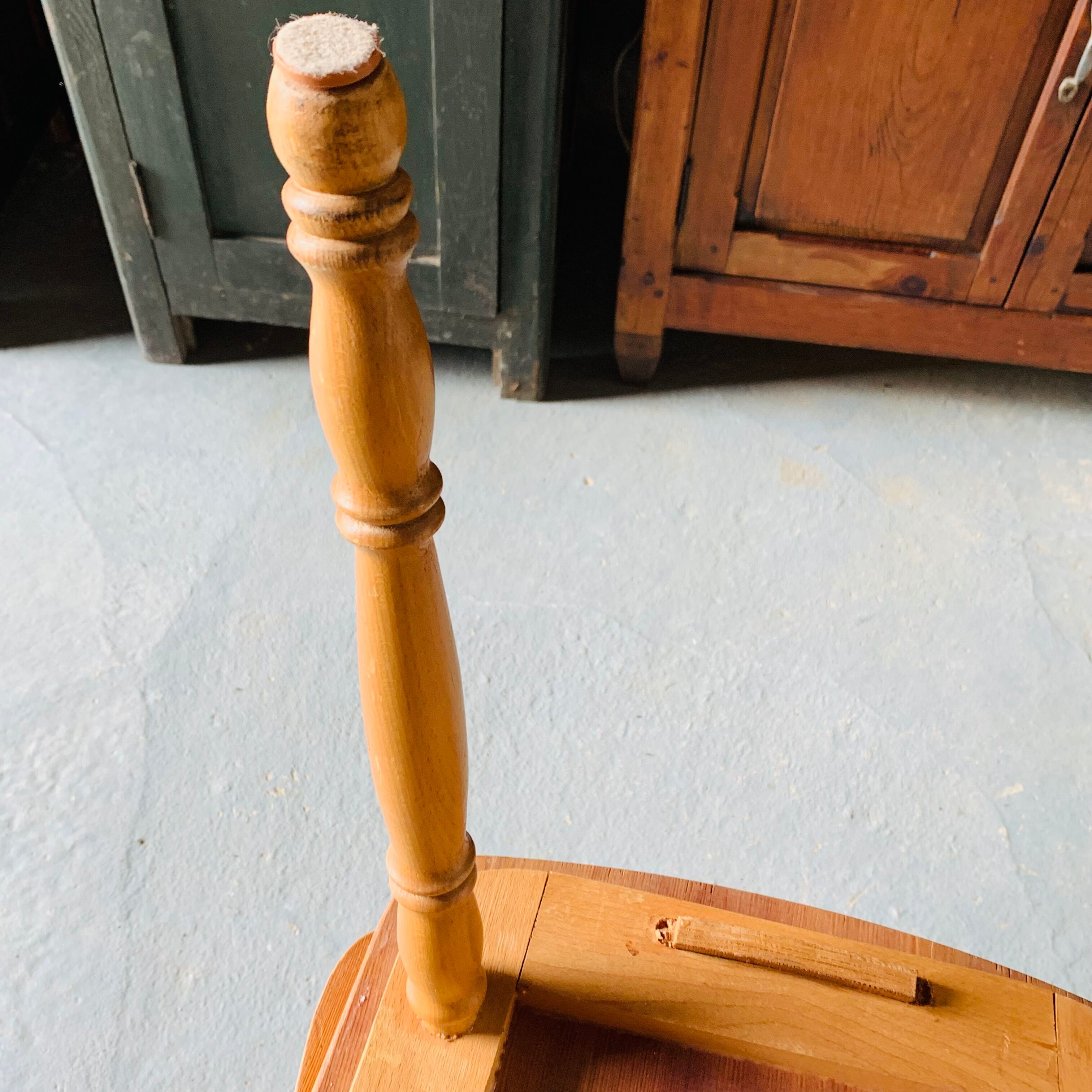 Paire de chaise bois blond  - 1960's