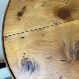 Braided rattan table