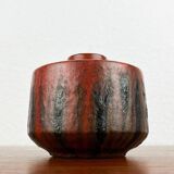 Brutalist studio pottery vase by Lu and Gerd Grove, 1964.