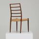 Set of 8 'Model no. 82' dining chairs