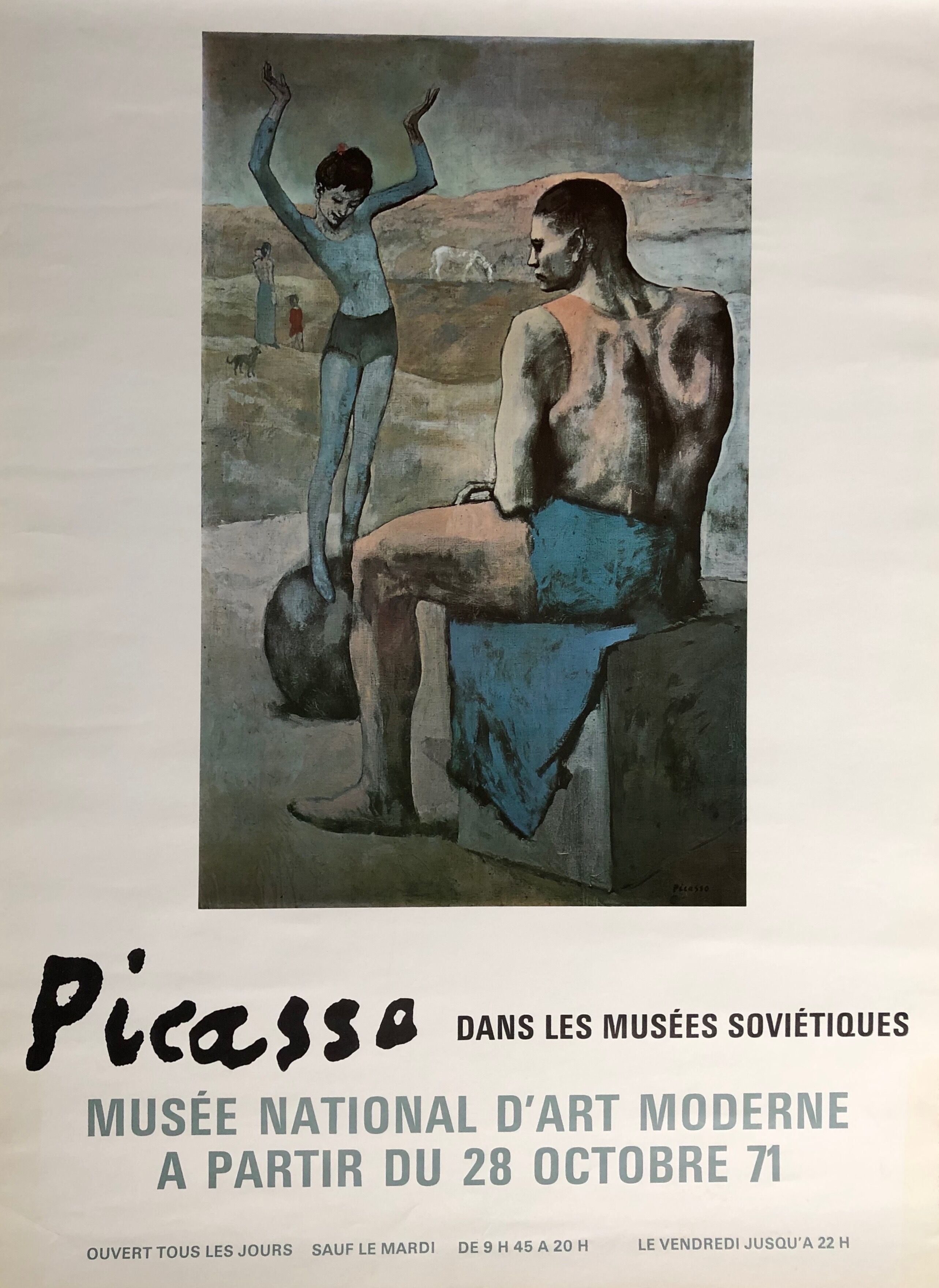 Original poster 1971 - Picasso in Soviet Museums