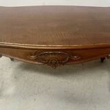 Louis XV style desk in solid walnut, 19th century