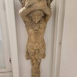 Cariatide en plâtre