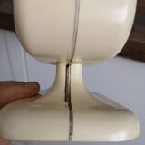 Clock and mechanical alarm clock Rhythm Made in Japan 70s space age
