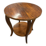 Art Deco oak side table guéridon