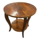 Art Deco oak side table guéridon