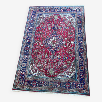 Tapis p e r s a n  t a b r i z  en laine nouée main époque xxe