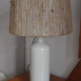 Vintage stoneware bottle lamp