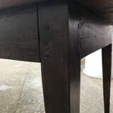 Solid oak farm table
