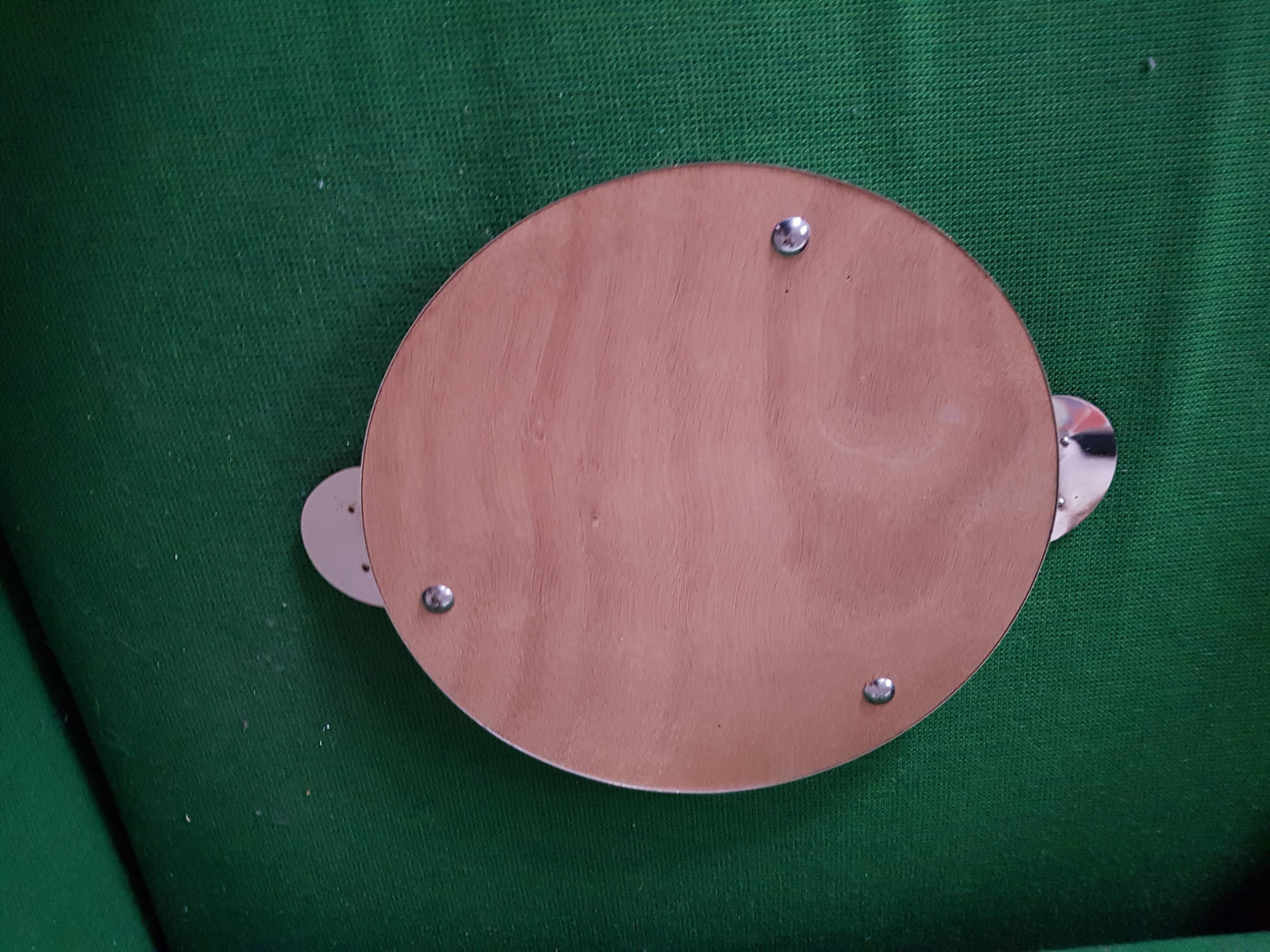 Round mirror tray