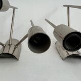 Set of three design wall lamps 1970