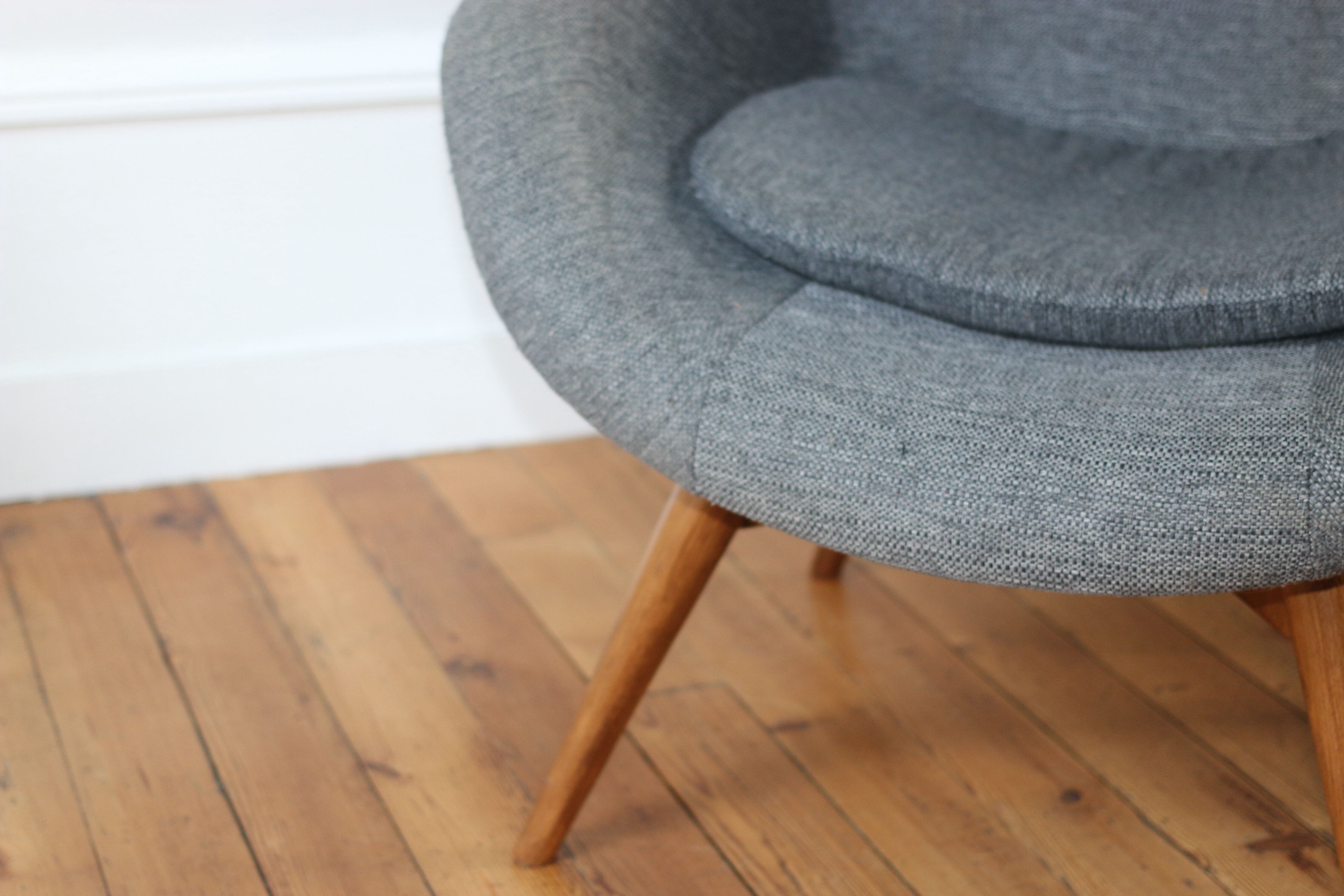Vintage Scandinavian armchair Miroslav Navratil 1960s