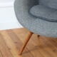 Vintage Scandinavian armchair Miroslav Navratil 1960s
