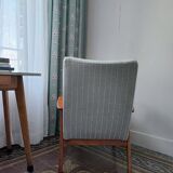 Fauteuil années 50/60 bleu