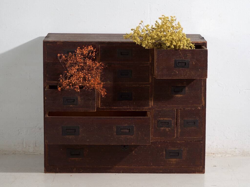 Antique Japanese chest of drawers – Meiji/Taishō period (c.1890-1926) #44