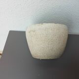 Stone mortar with wooden pestle