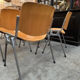 Suite of 18 DSC106 chairs by Giancarlo PIRETTI for Castelli