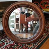 Miroir rond ancien 47cm